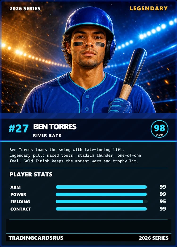 Example custom trading card back